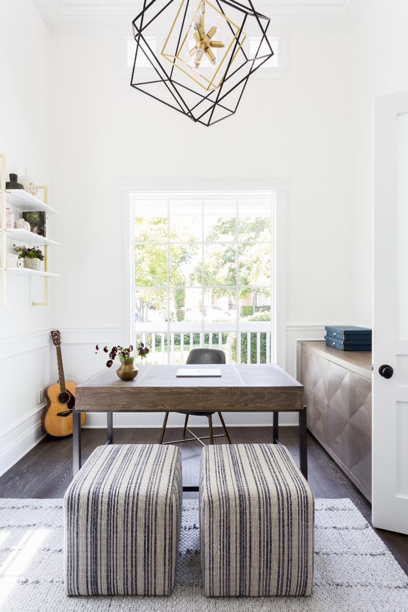 Office off dining room