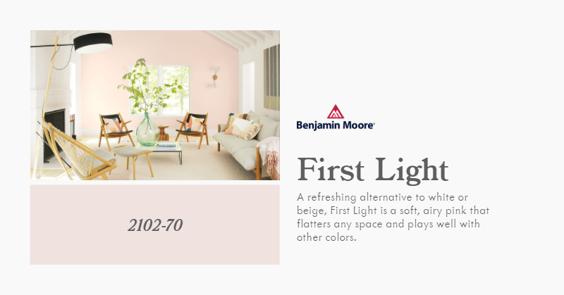 Benjamin Moore 2020 COTY - First Light (1)