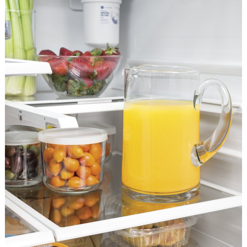 An organized refrigerator interior