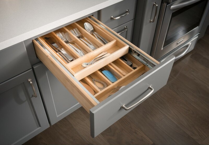 Two-tier drawer organizer