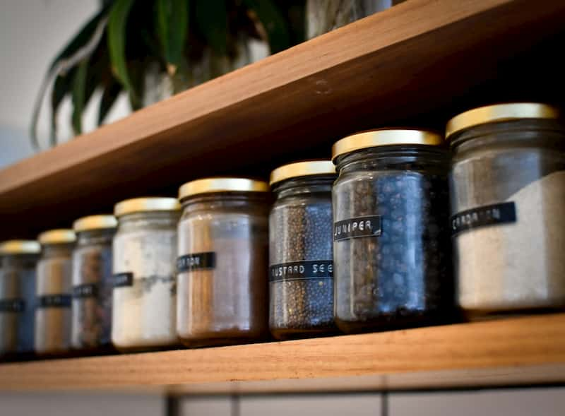 Pantry and spice storage in very small kitchen