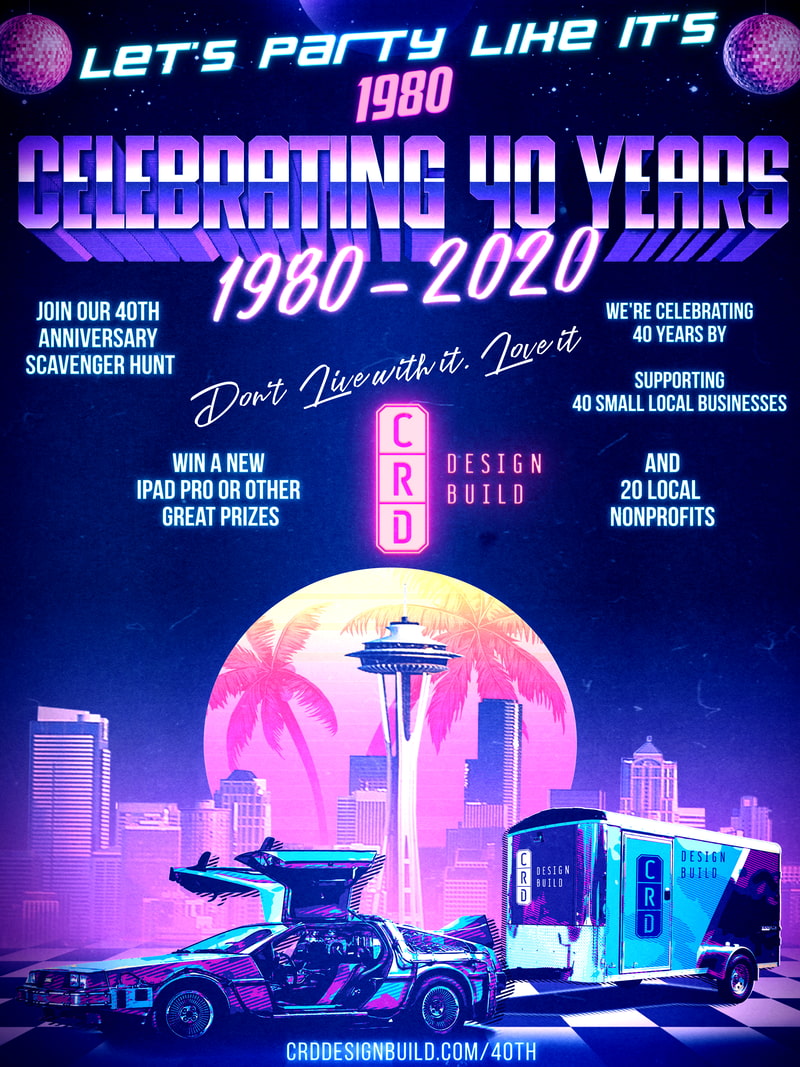 40th Anniversary 80s Poster - 800px