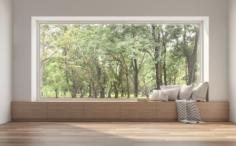 Large picture window