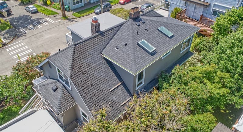 Seattle home exterior showing dormer addition