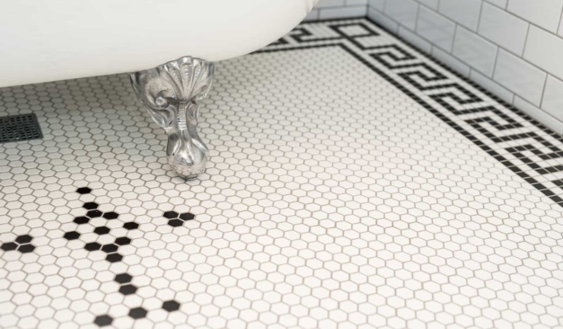 Ballard Seattle Bathroom Remodel with Medallion Tile Pattern-1