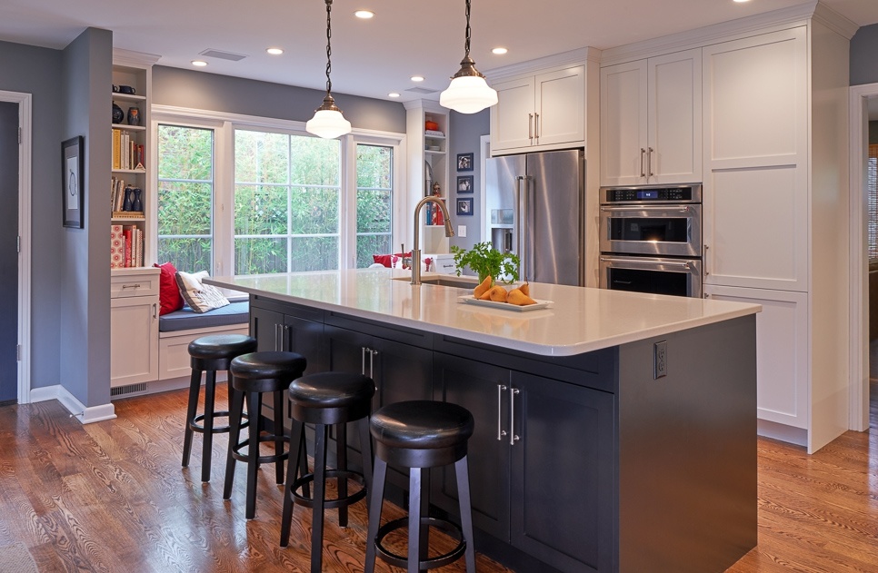 five-piece shaker kitchen cabinets, center panel kitchen design cabinetry