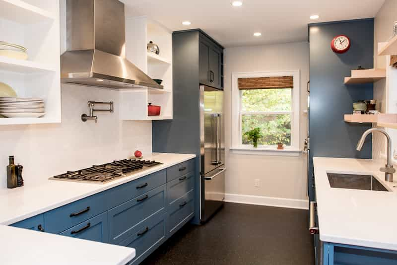 Marmoleum in remodeled Seattle kitchen