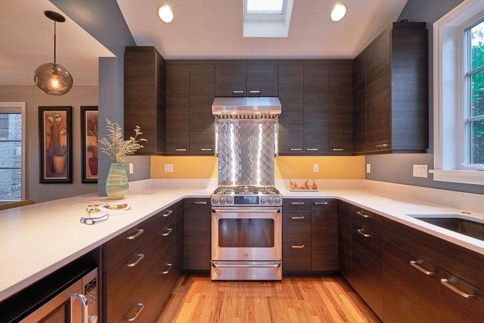 U-shaped kitchen designs