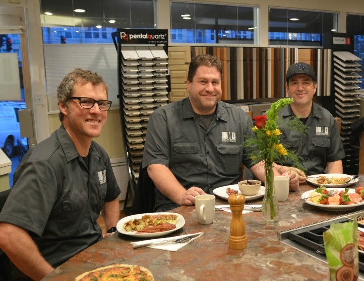 Mohler Tile Team at Seattle Subcontractor Breakfast