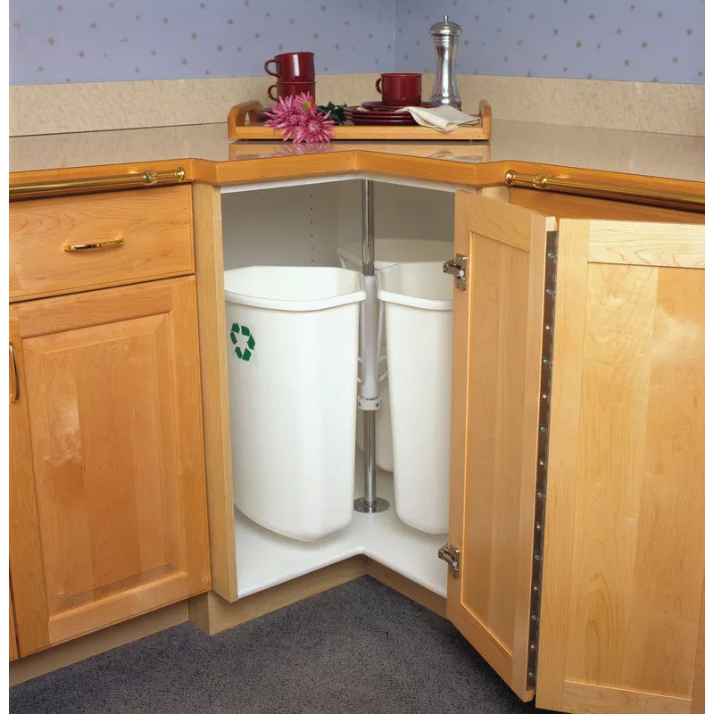Kitchen Corner Cabinet Design, What Do You Put In Corner Kitchen Cabinets