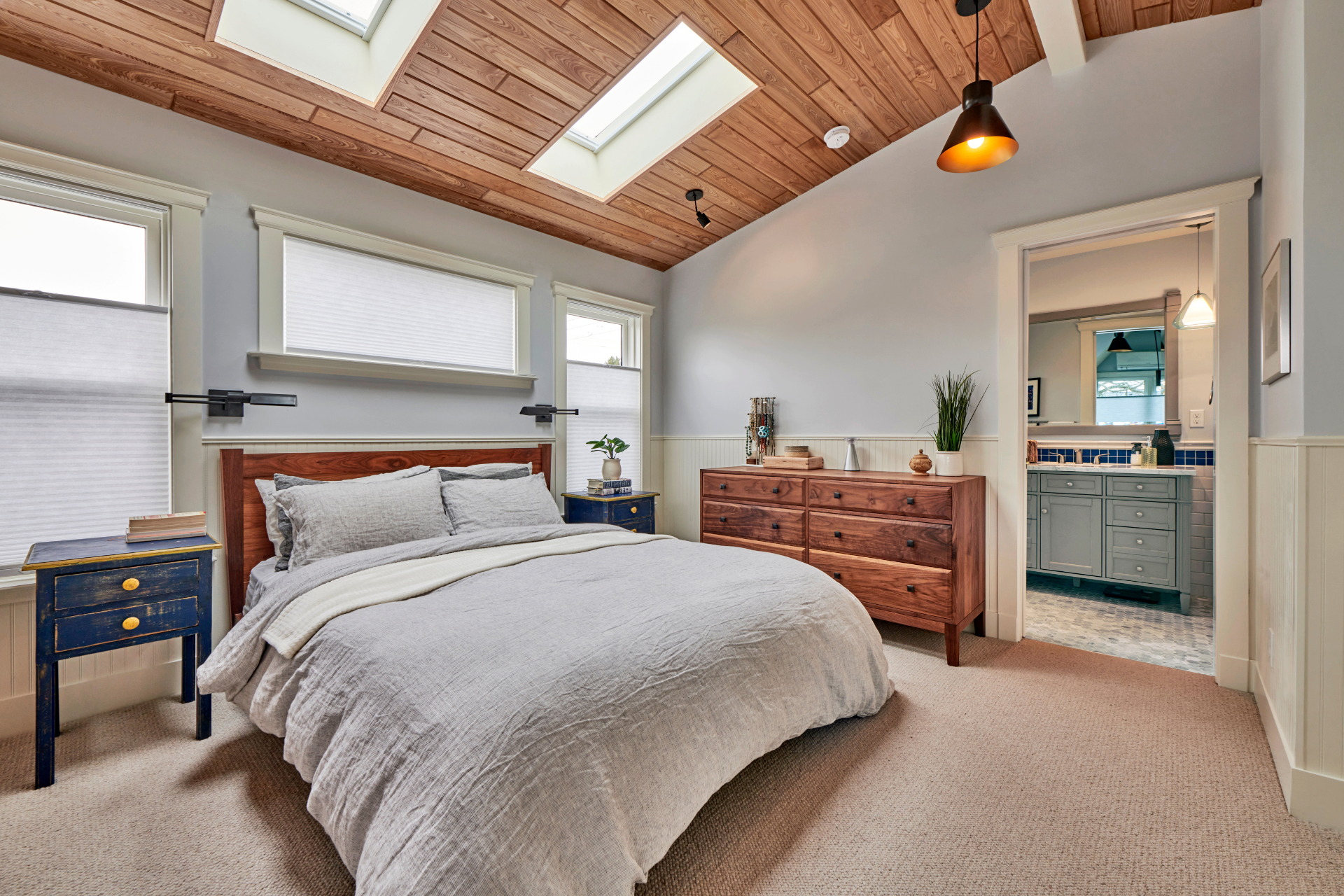 Check out even more design trends inspiring our Seattle remodels this year, from hefty, solid pieces to vibrant colors and reflective surfaces!