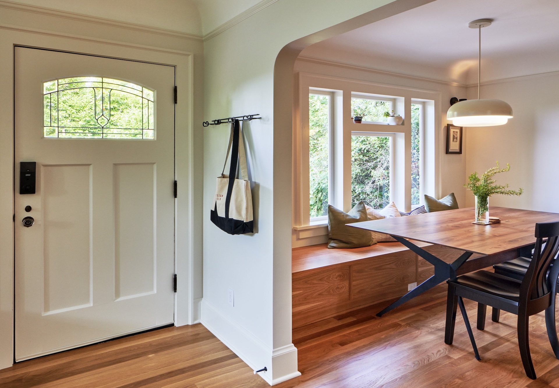 Entryway after remodel