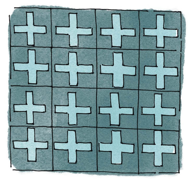 Encaustic Cement Tile Illustration