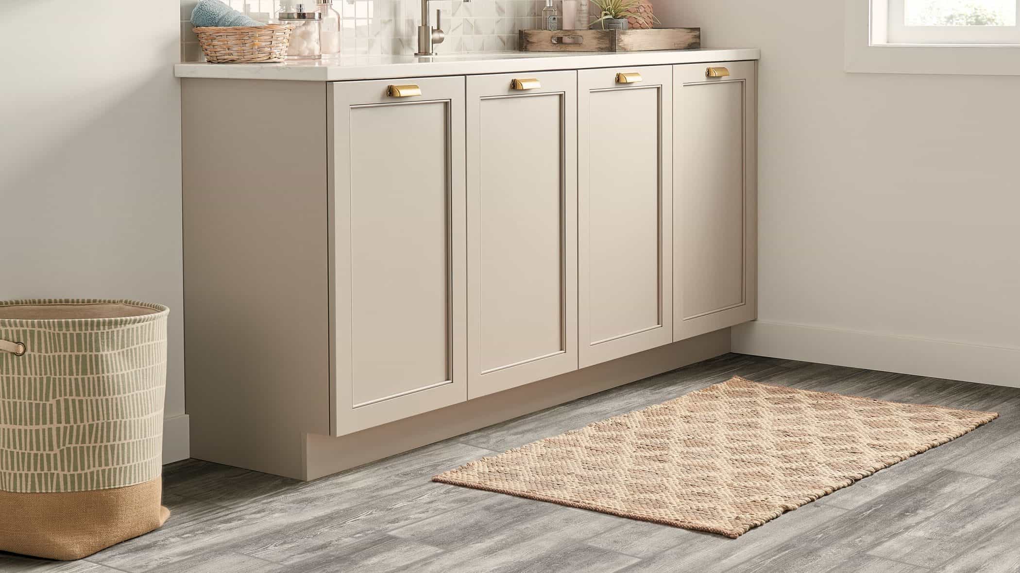 10 Durable Bathroom Materials 5 Luxury vinyl tile in bathroom - durable materials