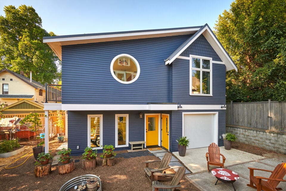 Seattle garage with ADU on top