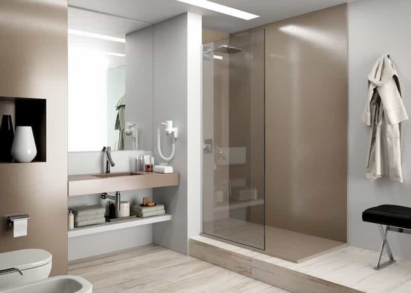 10 Durable Bathroom Materials 8 Quartz shower